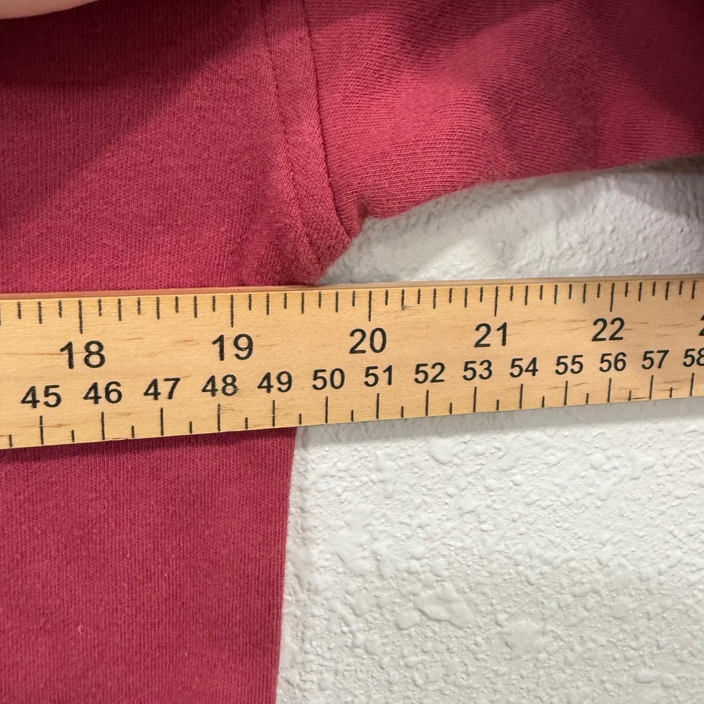 Banana Republic Safari Travel Burgundy Cotton Turtleneck‎ Long Sleeve Top M - Picture 5 of 7
